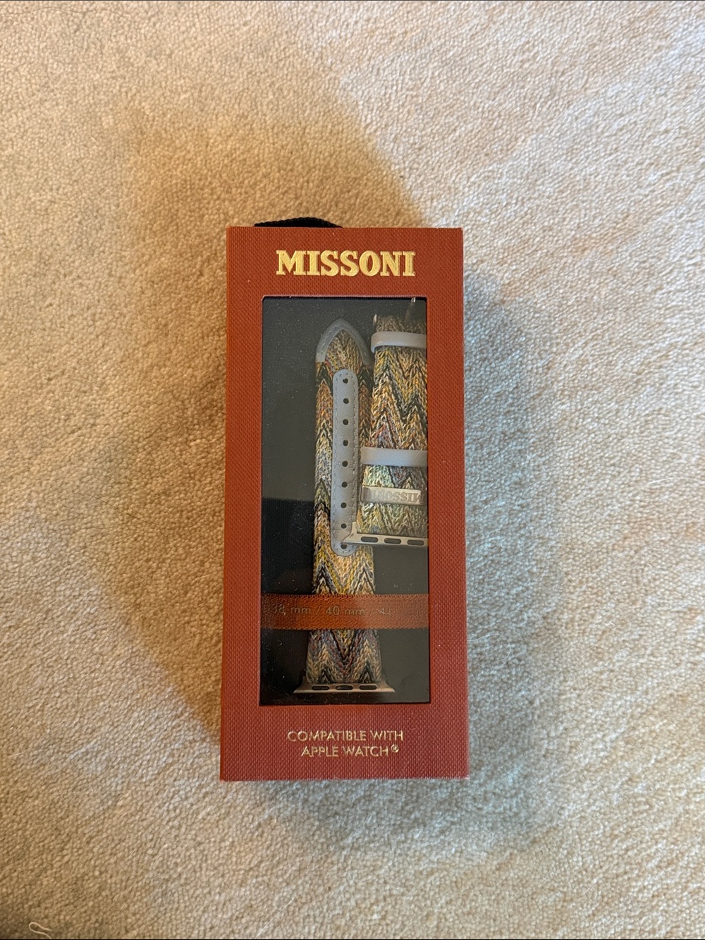Accessory Packaging on Fabric Surface